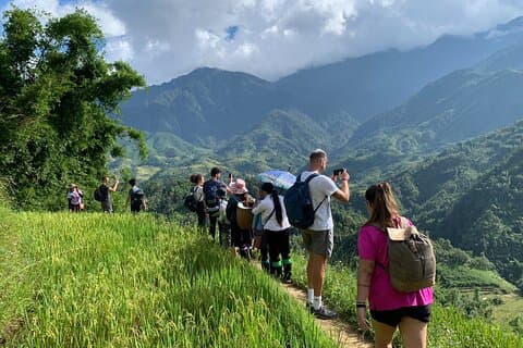 Sapa Trekking 2 dager 1 natt fra Hanoi med lokal guide