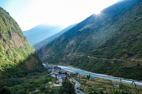 Randonnée sur le circuit du Manaslu