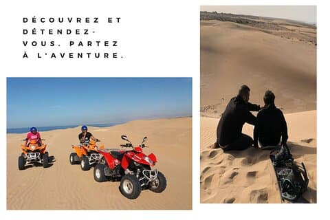 2 Activities in 1 /Quad biking ATV+ Sandboarding
