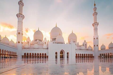 Sheikh Zayed-moskeen Photo-stop & Desert Drive i Abu Dhabi