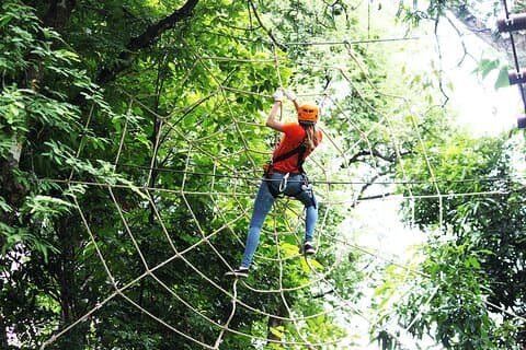High Ropes Course Adventure i Chiang Mai