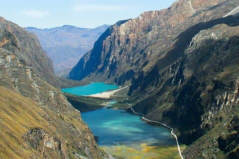 3 - Tour de un día Laguna Llanganuco, Laguna Parón, y Trekking a Laguna 69