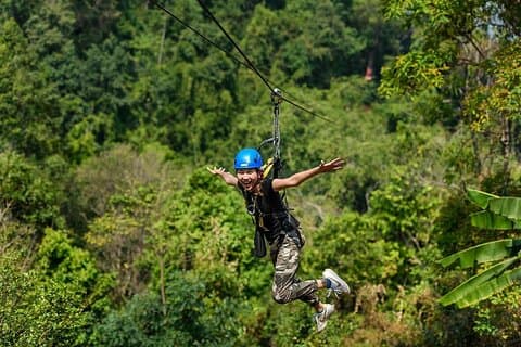 Zipline Adventure på Skyline Jungle Luge Chiang Mai