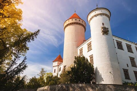 Konopiste Slotstur fra Prag med privat bil