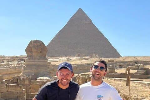 Giza pyramids ,Sphinx, Camel, Lunch & grand museum (GEM)