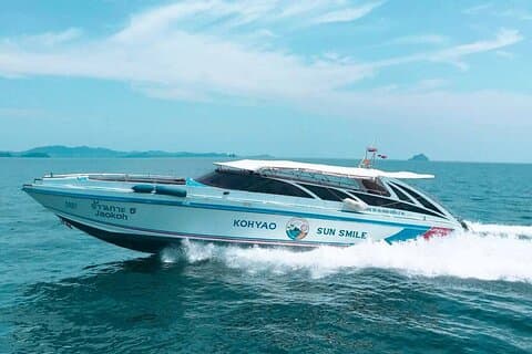 Ao Nang, Krabi till Koh Yao av Speedboat