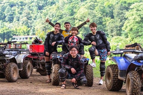 ATV Safari 3 timmar och djungelvandringsdagstur från Chiang Mai