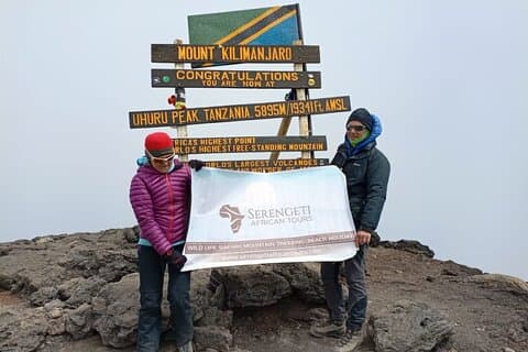 7 days Kilimanjaro climb via Machame route (Whiskey route)