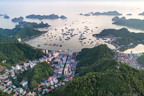 2-dagars Lan Ha Bay Cat Ba Cruise Sightseeing med cykeltur