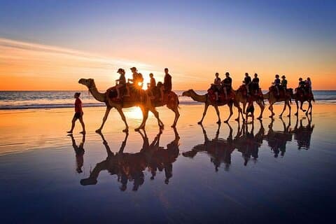 Agadir Kamelritt bei Sonnenuntergang mit Hoteltransfer