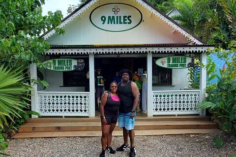 Bob Marley Nine Mile et Blue Hole depuis Montego Bay