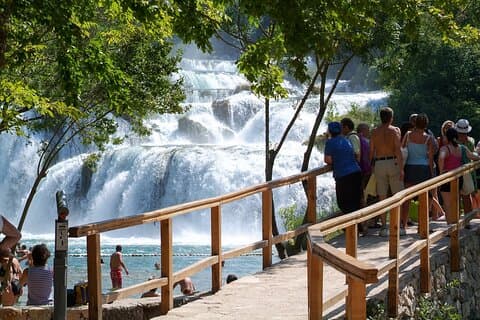Tour privado de día completo desde Zadar al Parque Nacional Krka