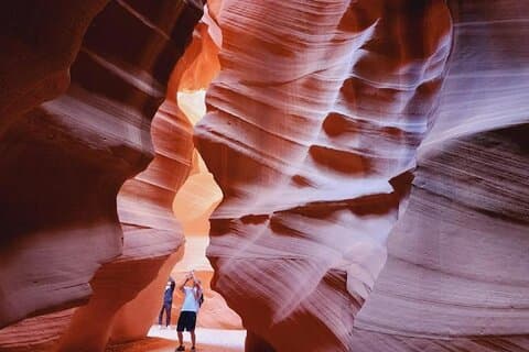 Upper Antelope Canyon & Horseseshoe Bend & Lake Powell med WiFi, Lunch