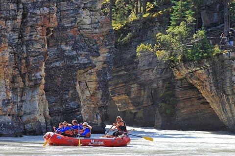 Athabasca Canyon Run Family Rafting: Class II Plus Rapids