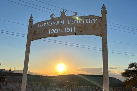 Ghosts of Tonopah Haunted History GPS/APP Smartphone guided Walking Tour outside