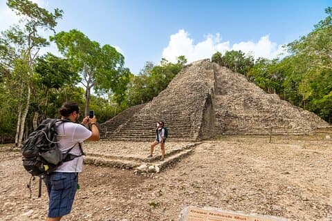 Excursão de dia inteiro Tulum Cobá Cenote da Riviera Maya