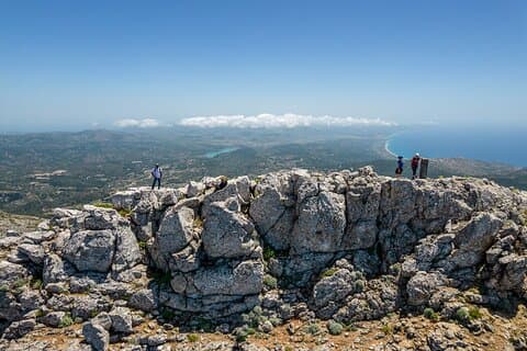 Vandring Mountain Akramitis Rhodos
