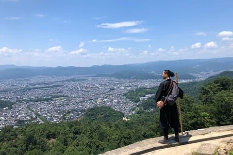 Excursão de meio dia Ninja Trekking no Monte Daimonji Kyoto