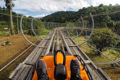 Chiang Mai Jungle Coaster Zipline Adventure ATV-ing Elephant Poo Poo Paper Park