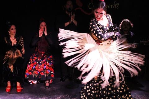 Madrid lokale tapas, vinbarer og flamencoshow