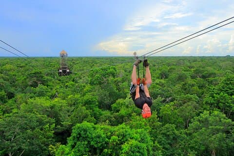 Adrenaline Experience Snorkel Rappell & Ziplines fromRiviera Maya