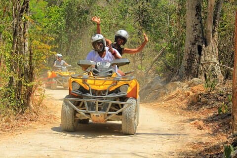 ATV (Delade) & Cenote Djungeläventyr från Riviera Maya