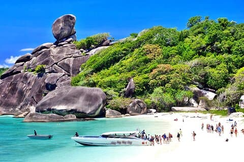 Phuket Similan Island Andaman Ocean Tour med varebil og hurtigbåt