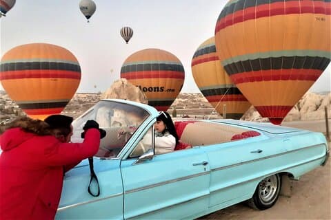 Fototour in einem Oldtimer in Kappadokien