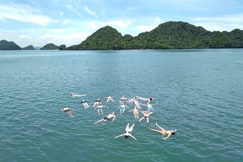 Van Ha Noi/Cat Ba : Cruise van een hele dag naar Lan Ha Bay - Ha Long Bay
