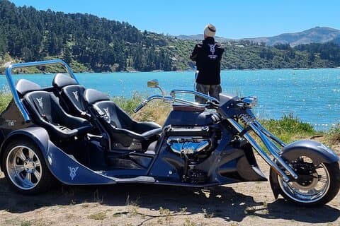 V8 Trike Private Tour durch Christchurch
