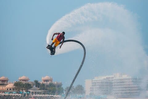 Flyboarding erfarenhet i Palm Jumeirah