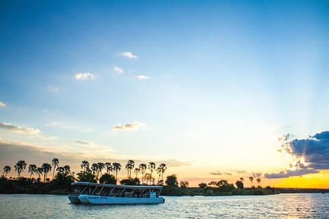 Croisière au coucher du soleil au Zambèze à Victoria Falls