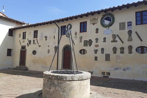 The foody village and the ancient castle