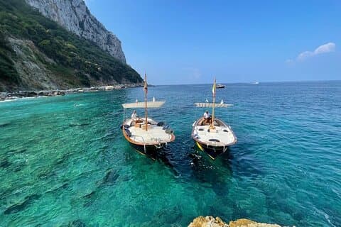 Capri Private Boat Tour : Faraglioni, Sea Caves & Swimming stop
