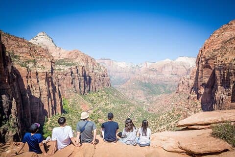 Excursão de um dia ao Zion Canyon, Horseshoe Bend e Antelope Canyon saindo de Las Vegas