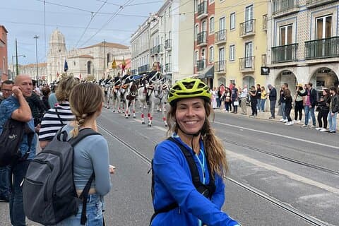 Tour in bici elettrica a Lisbona con guida turistica