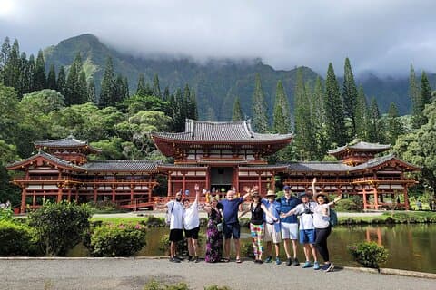 Næste niveau Oahu Circle Island Tour Snorkel m/skildpadder og Byodo-In