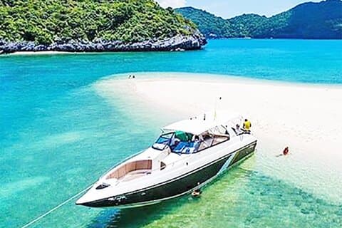 Tour VIP de día completo en lancha motora por el parque marino de Ang Thong