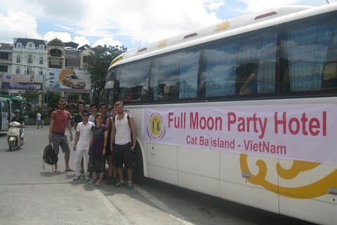 Combo: Bus Ha Noi to Cat Ba + 1 Day Boat Trip, La Ha Bay, Ha Long Bay