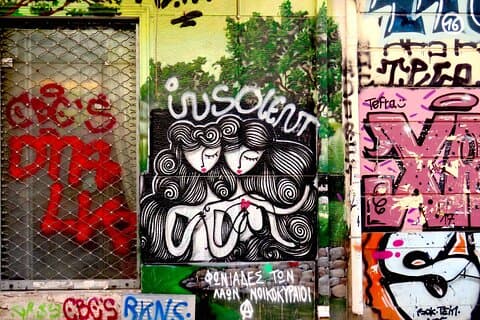Audioguidad rundtur i Atens alternativa stadsdel Exarchia