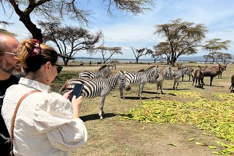 Dagstur till Crescent Island i Naivasha