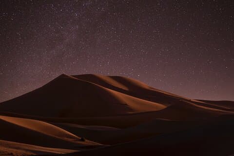 Bajo Las Estrellas en el Desierto Merzouga Marruecos