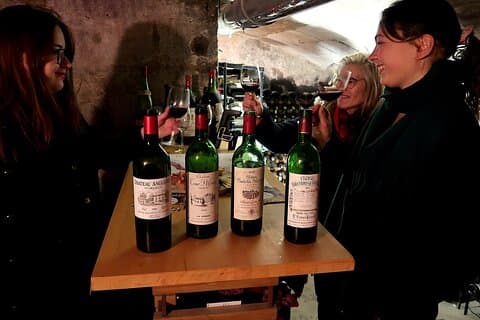 Vintage vinsmagning i Bordeaux