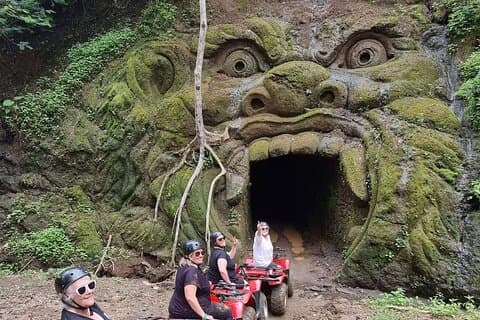 Quad Bike ATV Ride Through Cave and Rafting Adventure With Private Transport