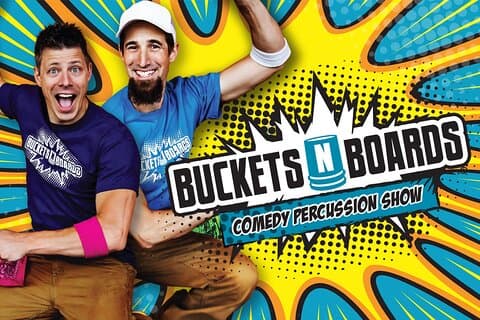 Buckets N Boards Comedy Percussion Show