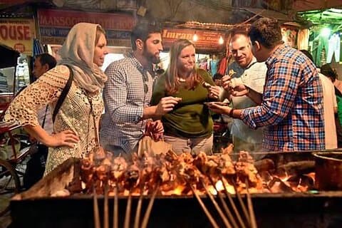 Agra Evening Food Walk & Market Tour with Private Local Guide