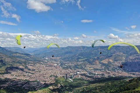 Zona de Voo de Parapente em Medellín - Parapente em Medellín