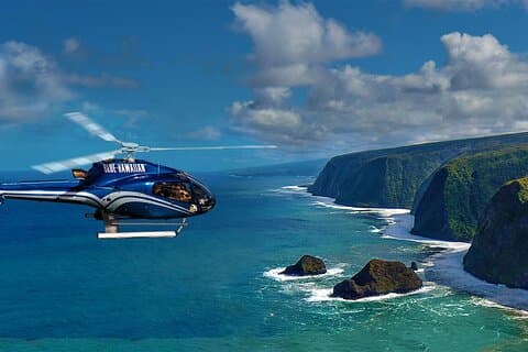 Helikoptertour zu den Kohala-Wasserfällen und -Tälern