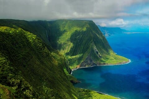 Vandfald i West Maui og Molokai Helikopter Tour