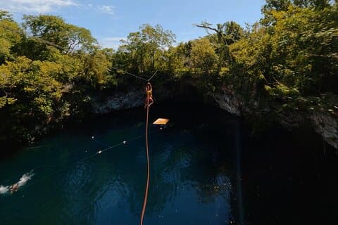 Dyp i Laguna Azul (DuDu) fra Puerto Plata og Playa Grande